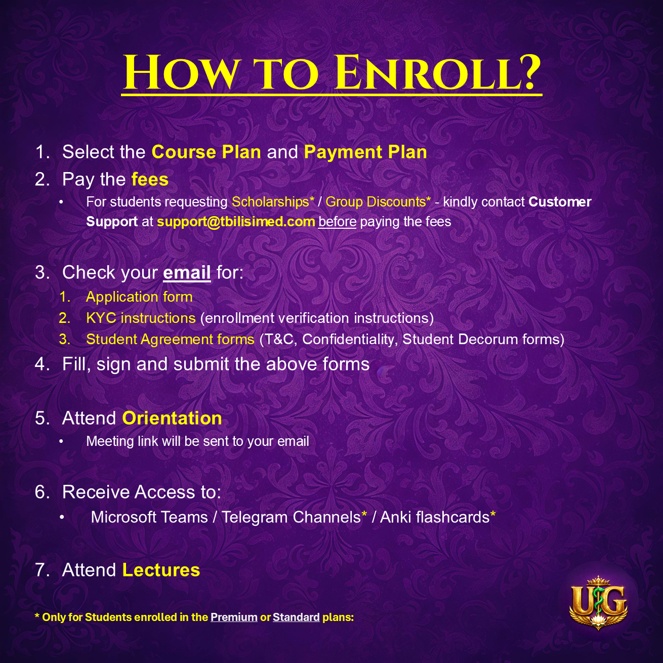 USMLE Step 1: Regular Course (24 months)